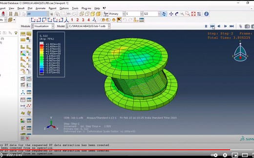 ABAQUS Modelling and Analysis of Lead Rubber Bearings