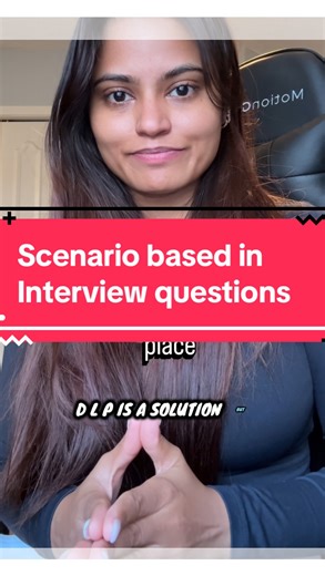 Cybersecurity / Technology on Instagram: "Answering DLP based scenario question for security interview . . . . . . #cybersecurity #jobopportunity #careerintech #interviewtips #resumetips"