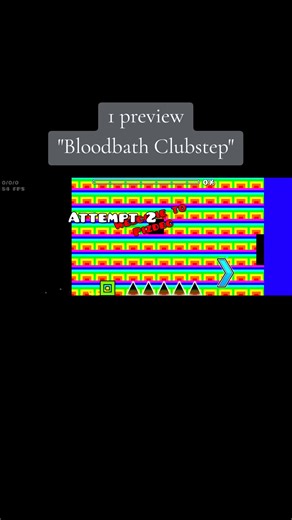 Geometry Dash: Bloodbath Clubstep Gameplay