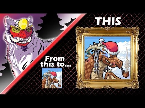 How to turn Pixel Art into a Large Print for Free