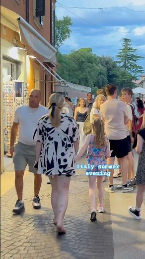 Italy 🇮🇹 summer evening walk #italytravel #fy #europe #7millionviews