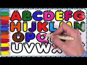 ABC Coloring Book: Learn ABC Alphabet for Children / Akn Kids House