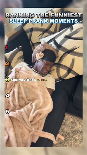 Funniest sleep prank moments #shorts #ranking #funny