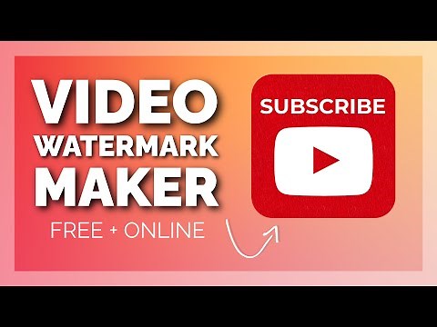 How to Make a YouTube Video Watermark using Online Template (YouTube Channel Art Series)