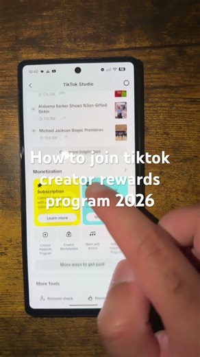 How to join tiktok creator rewards program 2026