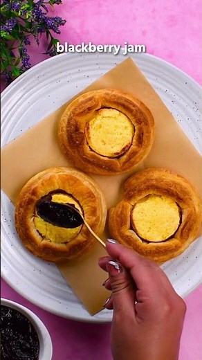 Flaky and creamy, these cheesecake croissant buns are pure magic in every bite. ✨🥐💛