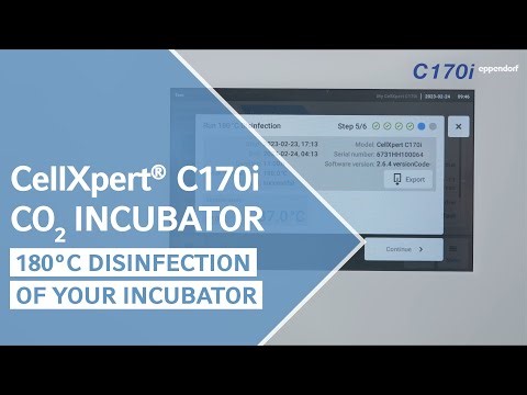 180°C Disinfection of Your CellXpert® CO2 Incubator