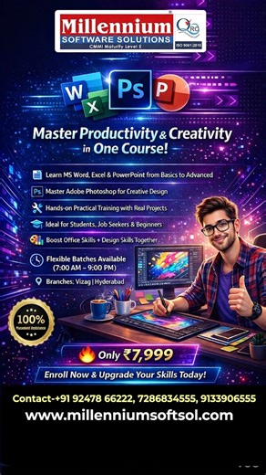 🚀 Start Your IT Journey Today | millennium software solutions