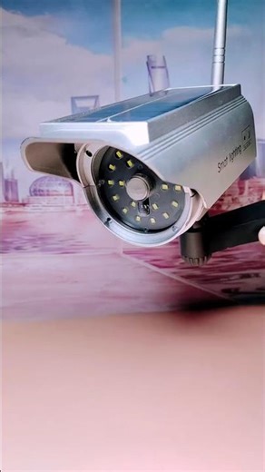 Outdoor Solar CCTV Camera 🌞 No Bill, Full Protection!