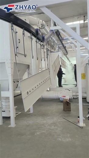 Electrical panels powder coating line