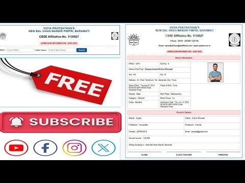 Make an Admission Form Tempalet | Step-by-Step Guide | google sheet & app script #coding #free