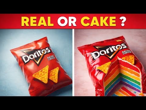 Real Or Cake 🍰 | Guess The Object Challenge | Satisfying Cake Cutting | Viral Cake Illusion Video