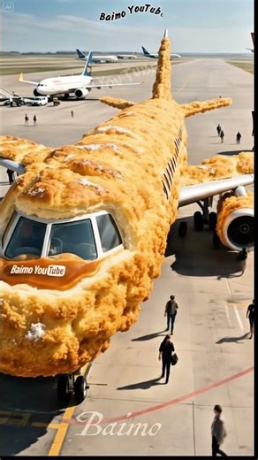 “Only in America: The Flying Nugget Jet!” #Airplane #FuturisticDesign #Baimo