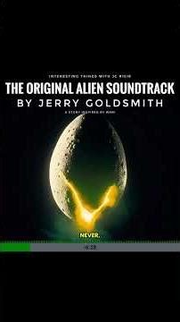 Original #Alien Soundtrack by Jerry Goldsmith 1979 #History #FilmScore #SciFi #InterestingThings