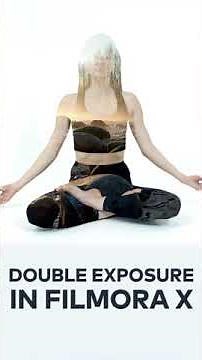 Double Exposure Effect | Wondershare Filmora X Quick Tips #shorts