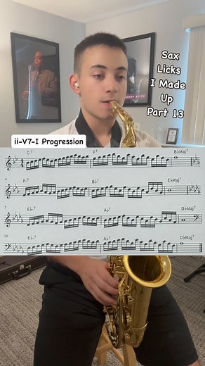 Brandan Mazzullo on Instagram: "Concert Db 2-5-1 lick for Eb, Bb, and C, and bass clef instruments. - - - - - - - - #sax #jazz #altosax #jazzsax #jazzlicks #music #instrumentalist #saxophonist #fyp"