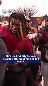96K views · 3.2K reactions | Paul Laurence Dunbar High School #414's Joshua Blackston made history as the first Baltimore City Public Schools student-athlete named to the Under Armour All-America High School Football Game! 11 News was there for the surprise announcement -- Watch it in the WBAL-TV app: https://www.wbaltv.com/article/dunbar-high-school-football-player-makes-history/62982042 | WBAL-TV 11 Baltimore | Facebook