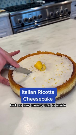 Creamy Italian Ricotta Cheesecake Recipe for Easter Celebration