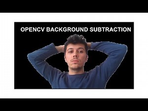 OPENCV BACKGROUND SUBTRACTION WITHOUT AI | MASKING IN REAL TIME VIDEO