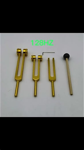 128Hz, 256Hz, 512Hz 3 Pcs Set Metal Sound Healing Tuning Forks Set for Healing Tuning Fork Vibrator