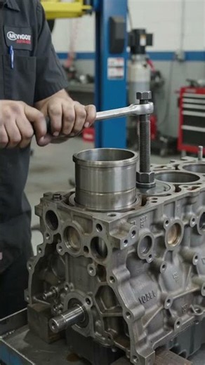 How to Remove a Cylinder Liner (Cylinder Sleeve) | Step-by-Step Engine Rebuild Guide