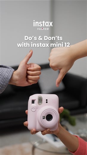 Instax Club Malaysia on Instagram: "Do’s ✅ and Don’ts ❌ with your instax mini 12! Keep your snaps looking perfect with these quick tips👀📸 #DontJustTakeGive #instaxclub #instaxmini12"