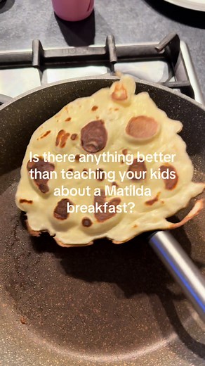 Does anybody else make their kids a Matilda breakfast? #matilda #pancakes #mumsoftiktok #mumlife #mum
