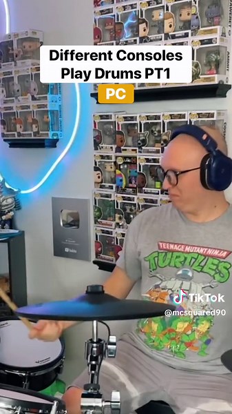 Consoles play drums PT1 #funny #gaming #comedy #gamer #relatable