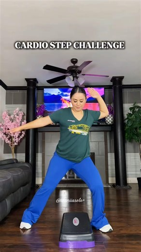 Cardio Step Challenge 💪🏻🔥 #shorts #motivation #stepper #workout #fitness