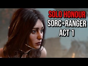 BG3: First Solo Run of Patch 8 - Shadow Sorc X Gloom ACT 1 HONOUR [PLAYTEST]