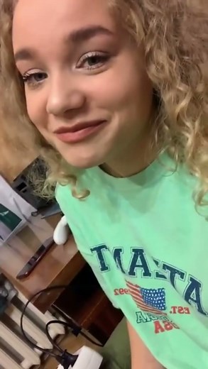 blond curly hair girl nose pinching american #love #nose