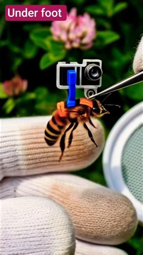 007: Honey Bee Colony#animalfacts #underfoot #animalcamera #microworld