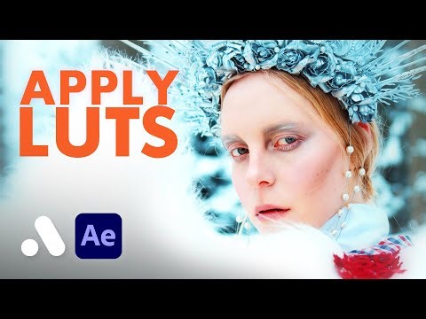 How to Apply LUTs in After Effects - Colour Grading (No plugins)