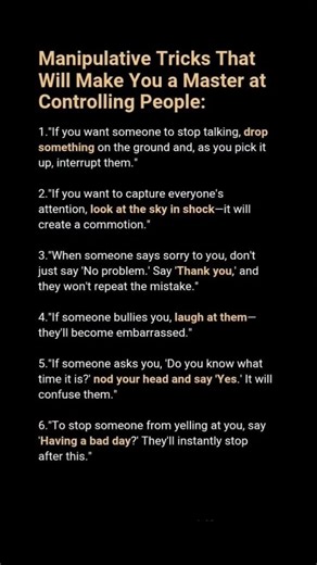 6 Mind Tricks That Instantly Control Any Situation 😳 (Use Wisely!)
