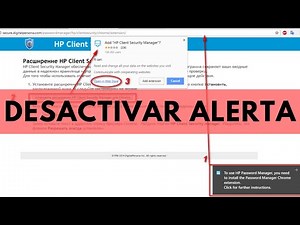 Cómo desactivar alerta HP Client Security | Quitar alertas de windows 10 al usar la huella | 2019