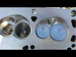 Porting How to -- Polishing cylinder head combustion chambers