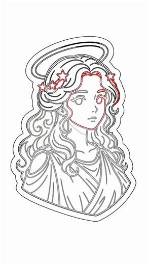 Easy Angel Drawing for Beginners with Chillify