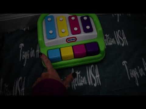 Little Tikes Tap a Tune Piano with 4 Keys for Toddlers