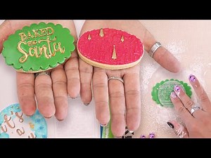 How to make a fondant stand on cakes! Embossing & Debossing Stamps