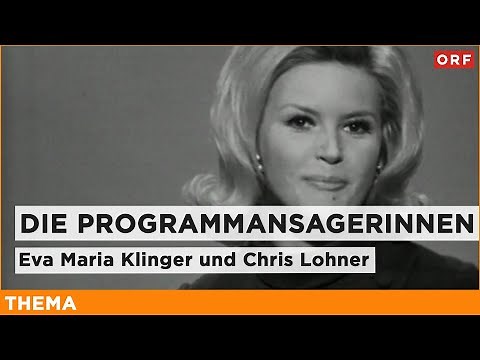 The program announcers of yesteryear – Eva Maria Klinger and Chris Lohner | Topic 24.11.2025