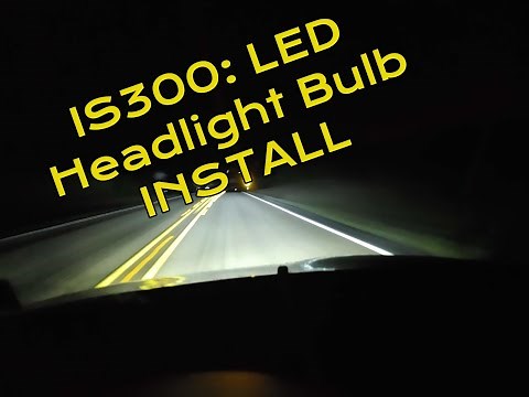 DIY: IS300 LED Headlight Install