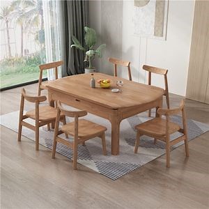 [Hot Item] Dining Table and Chair Set Home Simple Modern Rectangular Table Dining Room Furniture
