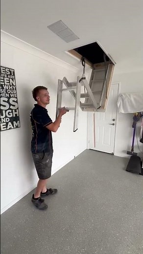 ‘Falcon’ Folding Aluminium Attic Ladder