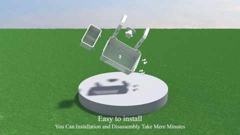 【2026 Upgrade】 2 Sets Poolside Storage Basket with Cup Holders, Above Ground Pool Accessories, Swimming Pool Storage Basket 3-in-1 Functionality, Fits 3 Inch or Less Top Rail (Grey, 2Pcs)