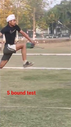 5 bound test distance 23.11meater key of tripal Jump #tripal #music #hiphop #athletics #fittness