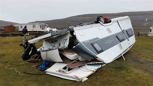 Storm Eowyn leaves trail of destruction as 402,000 homes without electricity