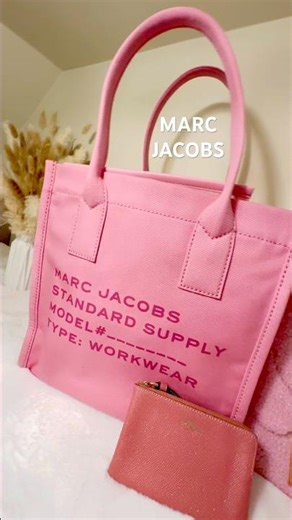 MARC JACOBS CANVAS STANDARD SUPPLY TOTE BAG MODEL TYPE WORKWEAR OUTLET BAG #marcjacobs