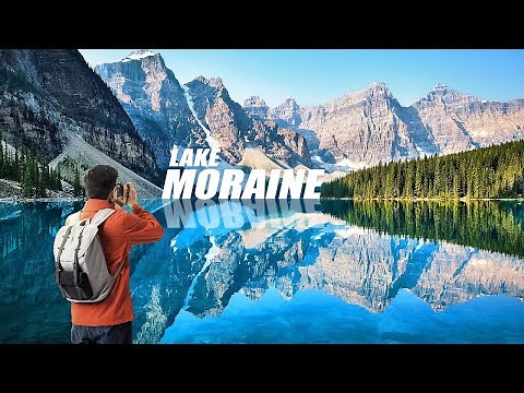 Moraine Lake - Incredible Turquoise Blue Glacial Water