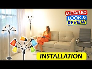 FOLKSMATE Medusa ADJUSTABLE Multi Head Modern Standing Lamp REVIEW