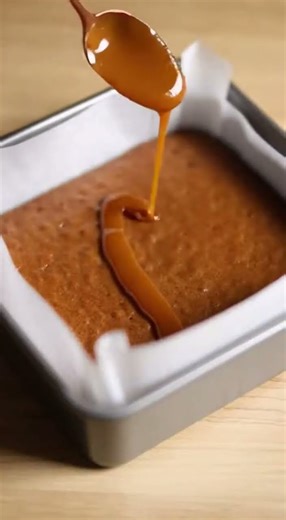 GOOEY COFFEE CARAMEL CAKE ☕🍰 #recipe #food #cooking #baking #comfortfood #easydinnerideas